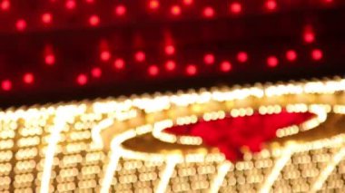 ve gece las vegas neon ışıkları