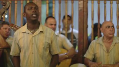 Havana 'da harika bir Küba grubu sahne aldı.