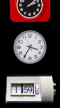 Dikey olarak analog saat zamanlayıcısının makrosu