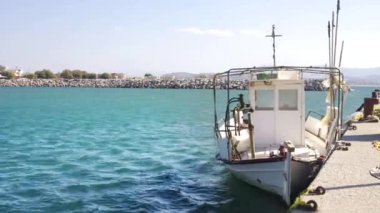 Girit'teki Yunan Adaları kıyı bir sahnenin Timelapse
