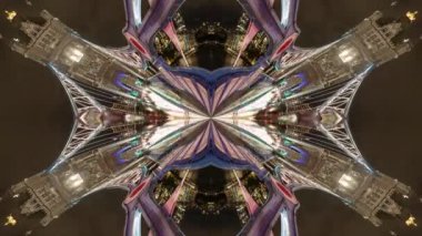 Londra 'daki Tower Köprüsü' nün küçük gezegen zaman çizelgesi.