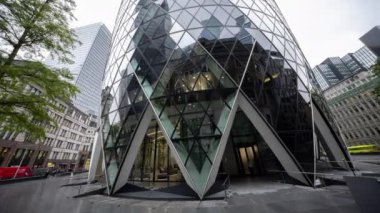 Londra 'nın kilometrekare sokak manzarasının zamanlaması