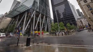Londra 'nın kilometrekare sokak manzarasının zamanlaması