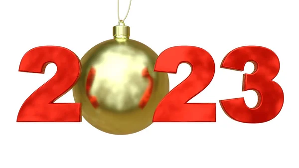2023 Červeným Písmem Zlatou Cetkou — Stock fotografie