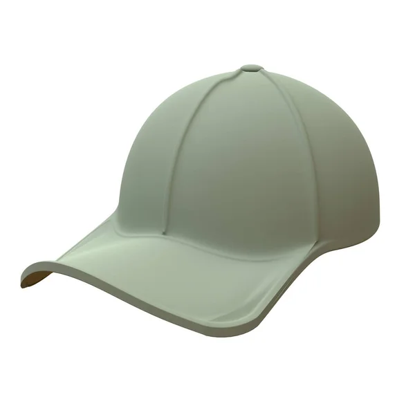 Beyaz Arkaplanda Logo Için Alanı Olan Beyzbol Şapkası — Stok fotoğraf