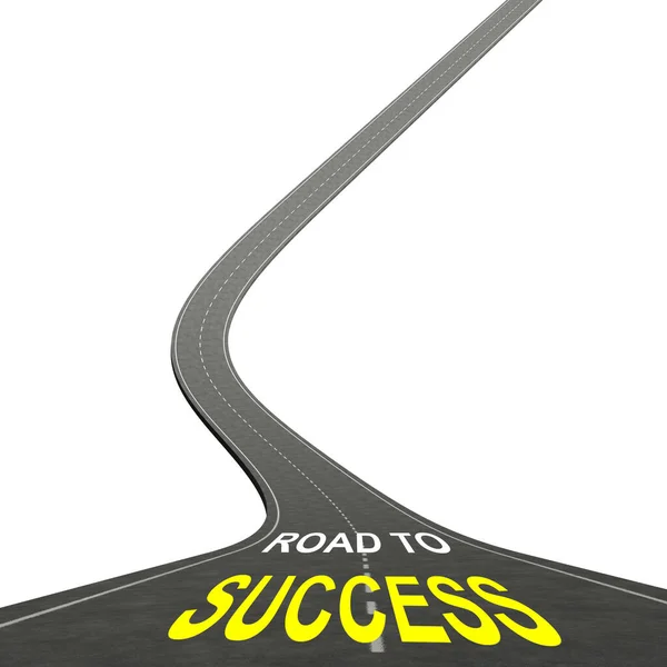 Droga Sukcesu Drogi Prowadzącej — Zdjęcie stockowe