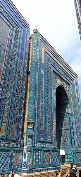 Uzbekistan Den Antika Sidenvägen Och Historien Stockbild