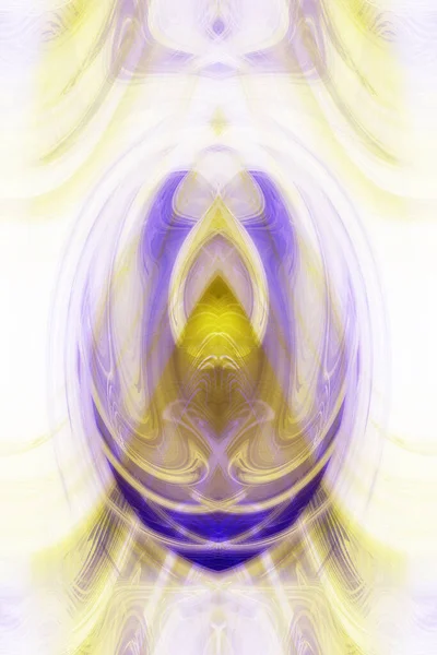 美丽的魔法抽象的黄色蓝色图案 — 图库照片