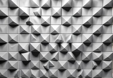 Küplerle soyut arkaplanın 3 boyutlu canlandırması