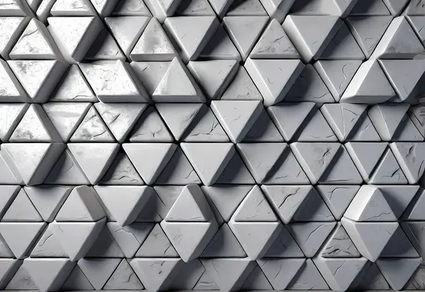 Metal küplerin 3 boyutlu görünümü.