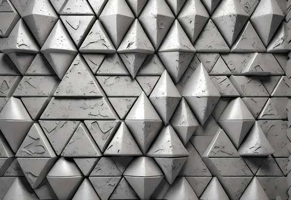 Beyaz arka planda metal altıgenler. 3D illüstrasyon, 3D canlandırma.