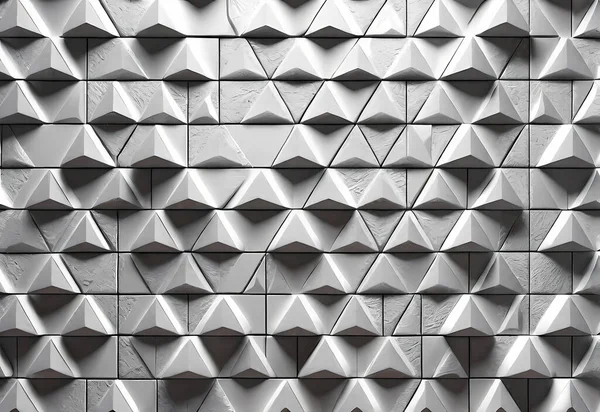 Siyah plastik binanın soyut 3 boyutlu görüntüsü