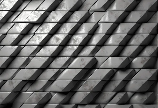 Siyah arkaplanın soyut 3 boyutlu canlandırması