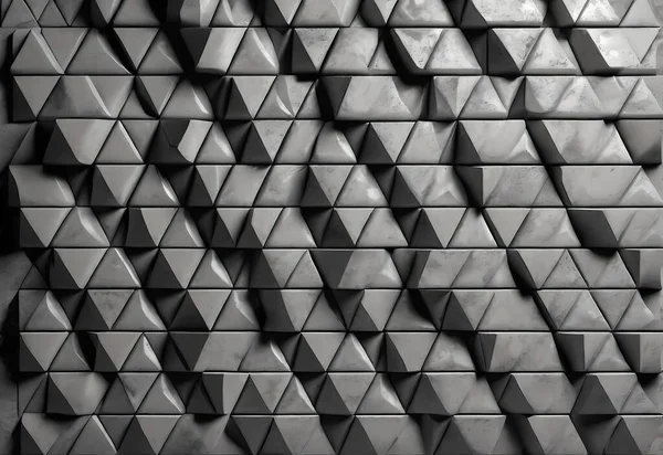 Küpler ve 3 boyutlu işlemeli soyut metal arka plan. 3d illüstrasyon