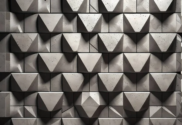 Farklı boyutlarda siyah metal fayanslar..