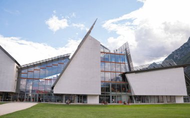 Museum in Trento. Great Paleontological Museum. High quality photo