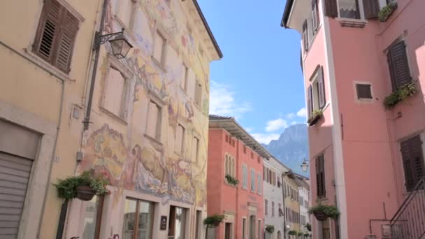 Streets Trento Strictly City Lifestyle High Quality Photo — Vídeo de Stock
