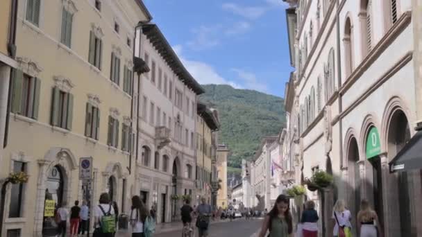 Streets Trento Strictly City Lifestyle High Quality Photo — Stock videók