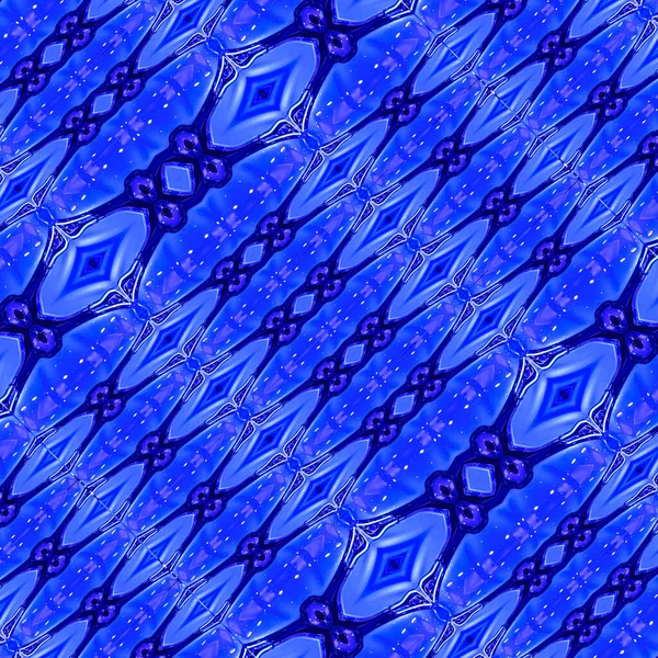 Abstrakte Tech Gemischte Blaue Farben Modernes Muster — Stockfoto