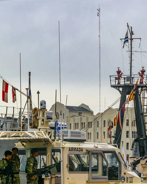 モンテビデオ ウルグアイ 2021年10月 ウルグアイのモンテビデオ港で開催されるヘリテージデイ ウルグアイ海軍展 — ストック写真
