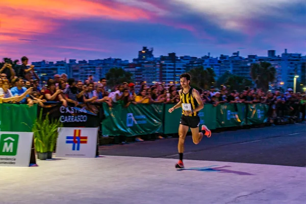 Montevideo Uruguay November 2022 Athlete Winning San Felipe Santiago Race — Stock Photo, Image