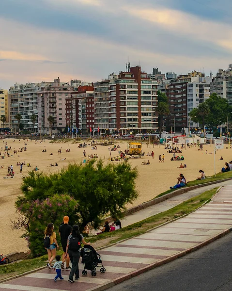 Montevideo Uruguay 11月 2022年 ウルグアイ モンテビデオ市ポチトス地区の海岸都市景観 — ストック写真