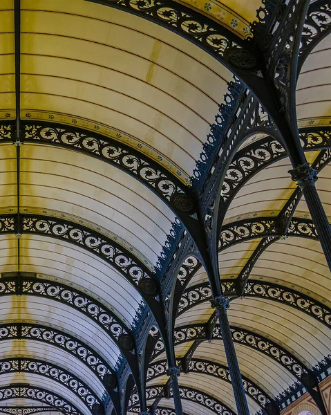 Inerior Detail Shot Beroemde Genevieve Bibliotheek Parijs Frankrijk — Stockfoto