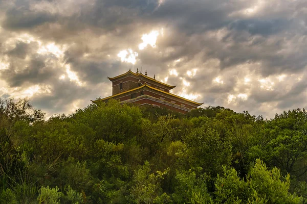 Exterior View Buddhist Temple Top Hill Lavalleja Department Uruguay — Stock Photo, Image