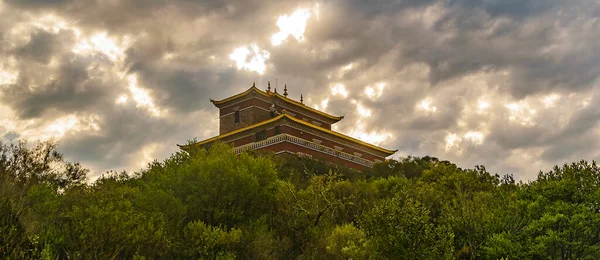 Exterior View Buddhist Temple Top Hill Lavalleja Department Uruguay — Stock Photo, Image