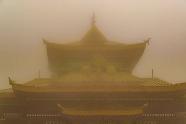 Dış görünüş Budist tapınağı, lavalleja bölümü, uruguay