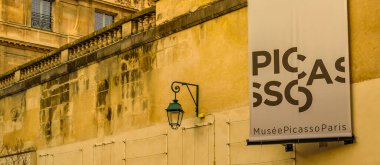 Picasso Müzesi 'nin, Paris' in, Fransa 'nın dış perspektifi.