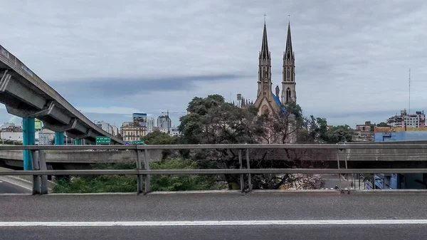 Mayo Autobahn Buenos Aires Standpunkt — Stockfoto