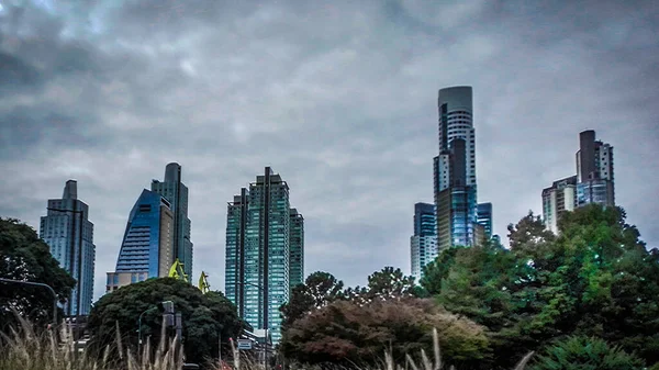 Висококласні Багатоквартирні Будинки Палерто Мадеро Буенос Айрес Аргентина — стокове фото