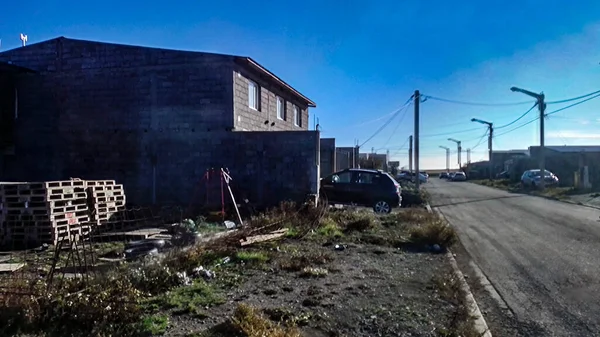 Barrio Suburbano Rio Grande Provincia Tierra Del Fuego Argentina — Foto de Stock