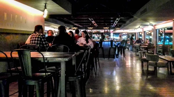 Ushuaia Argentina April 2022 Gin Bar Bar Internal Night Scene — 스톡 사진