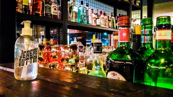 Ushuaia Argentina April 2022 Gin Bar Bar Internal Night Scene — 스톡 사진