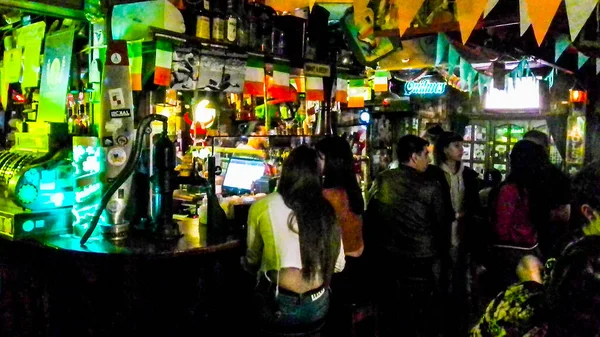 Ushuaia Argentina April 2022 Irish Pub Interior Night Scene Ushuaia — Stock Photo, Image