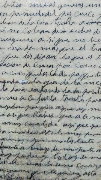 Hand Letter Written Prisoner Exhibited Maritime Museum Prison Ushuaia Tierra — Stock Photo, Image
