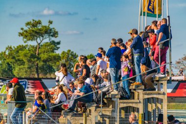 CANELONES, URUGUAY, MAYIS - 2023 - Sürüklenme yarışı, pinar autodrome, uruguay