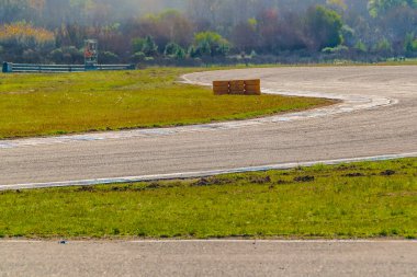 CANELONES, URUGUAY, MAYIS - 2023 - Boş drift yarışı, pinar autodrome, uruguay