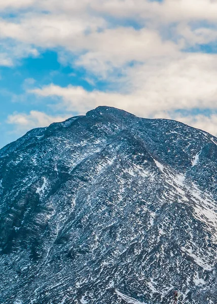 Dlouhý Vzdálený Zoom Fotografovat Krajinu Velkých Andes Hor Ushuaia Tierra — Stock fotografie