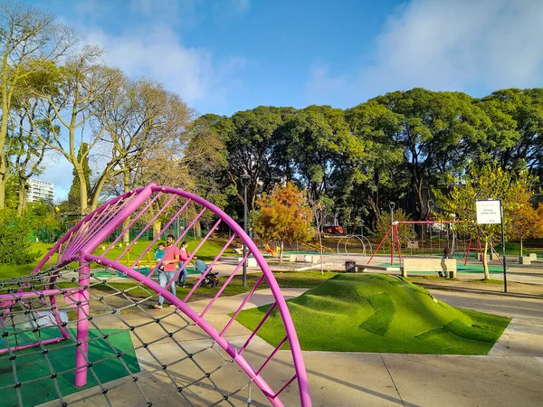 Montevideo Urugwaj Maja 2023 Plac Zabaw Dla Dzieci Słynnym Parkowym — Zdjęcie stockowe