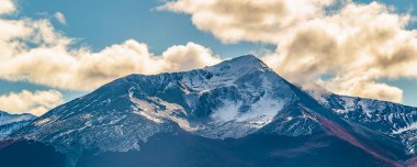 And Dağları Dağları manzarası, Tierra del Fuego Bölgesi, Arjantin
