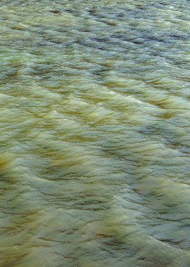 Rüzgarlı göl manzarası, laguna esmeralda gölü, tierra del fuego, Arjantin