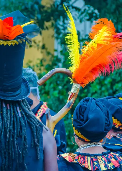 Candombe, Llamadas Geçit Töreni 'ne gitmeden önce Steet' te beklemek, Montevideo, Uruguay.