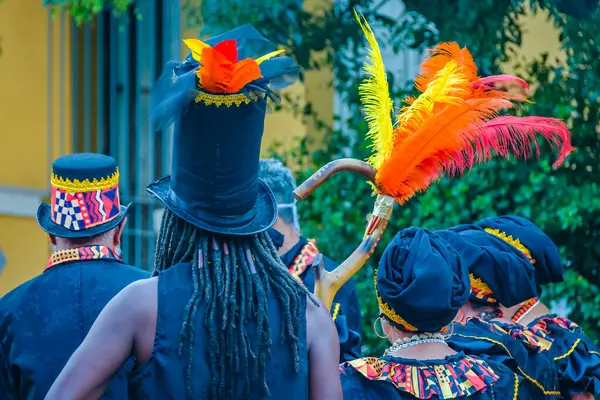 Candombe, Llamadas Geçit Töreni 'ne gitmeden önce Steet' te beklemek, Montevideo, Uruguay.