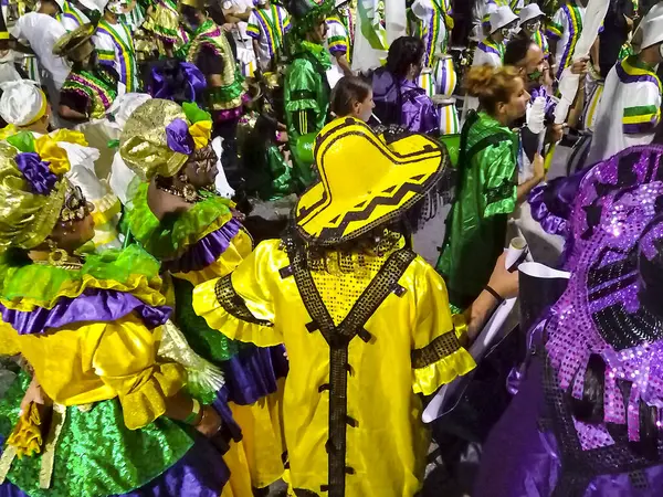 Montevideo, Uruguay; 11 Şubat 2024: Geçit karnavalı, montevideo, uruguay.