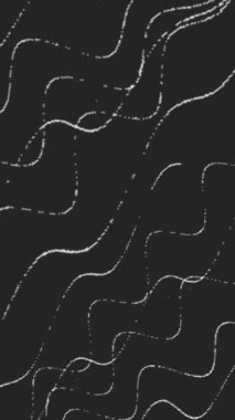 Siyah arkaplan üzerinde beyaz dalgalar hızlı hareket döngüsü canlandırması