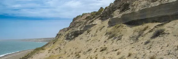 stock image Coastal landscape at peninsula valdes, viedma department, chubut province, argentina