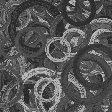 Çember motifi karışık gri tonlar rastgele siyah ve beyaz arkaplan tasarımı deseni